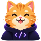 Tabby in a Kyoto hoodie